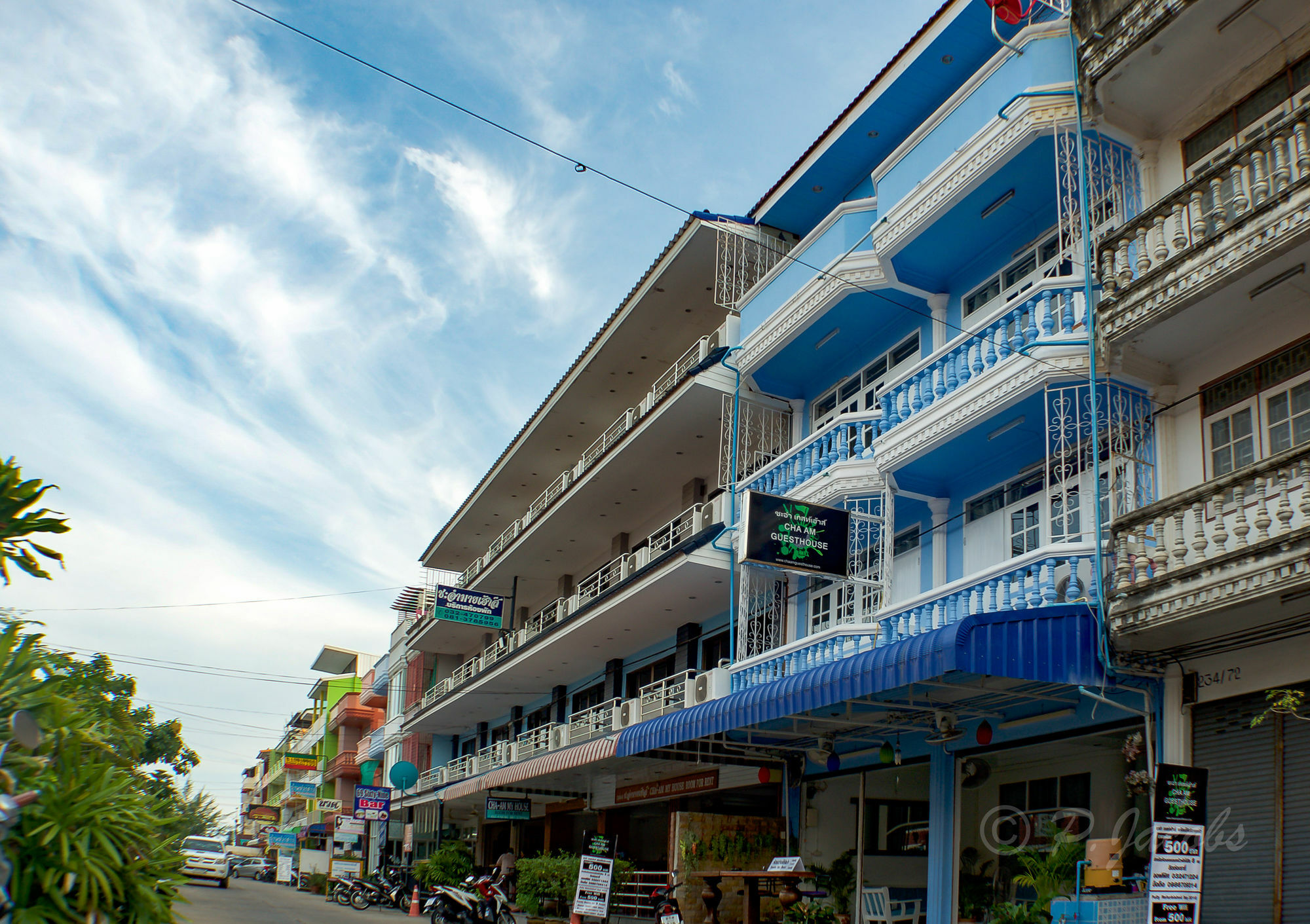 Chaam Guesthouse Cha-Am Bagian luar foto